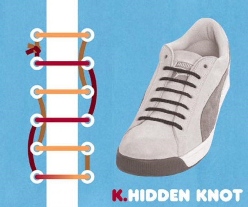 cách Buộc dây giày Ultra Boost ,Buộc dây giày Ultra Boost kiểu hidden knot